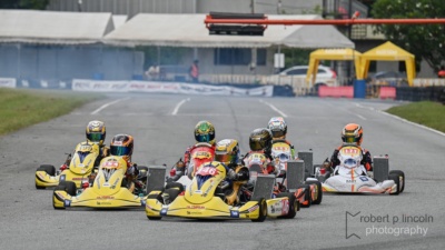 Start of the Junior Rookies Junior ROK Cup 2025 Round 3