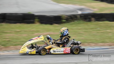 Kart 146 at the Junior Rookies Junior ROK Cup 2025 Round 3