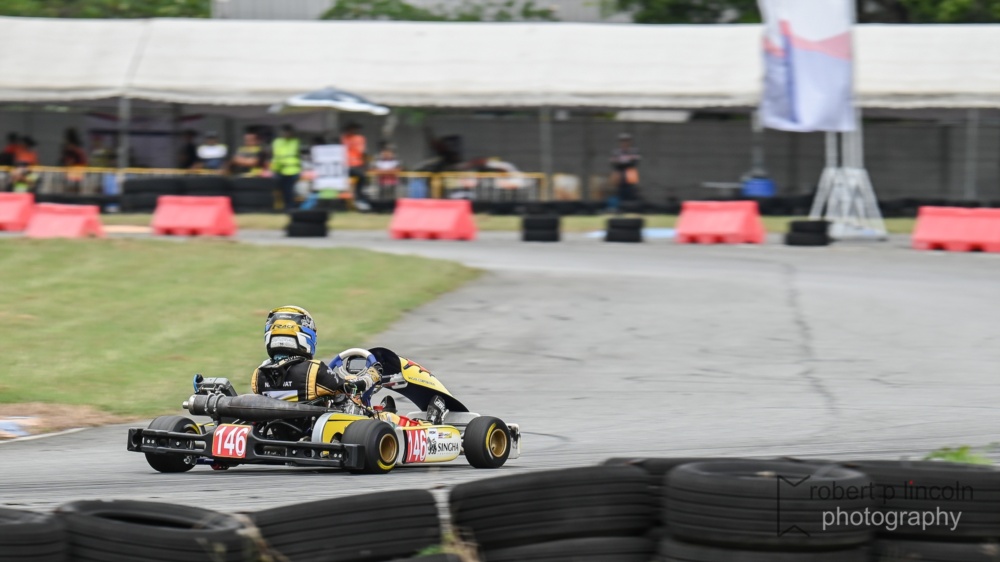 Kart 146 at the Junior Rookies Junior ROK Cup 2025 Round 3