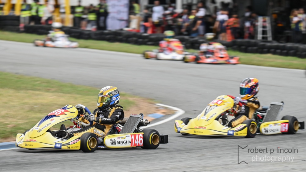 Kart 146 at the Junior Rookies Junior ROK Cup 2025 Round 3