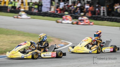 Kart 146 at the Junior Rookies Junior ROK Cup 2025 Round 3