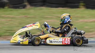 Kart 146 at the Junior Rookies Junior ROK Cup 2025 Round 3