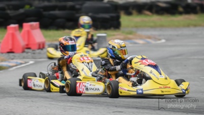 Kart 146 at the Junior Rookies Junior ROK Cup 2025 Round 3