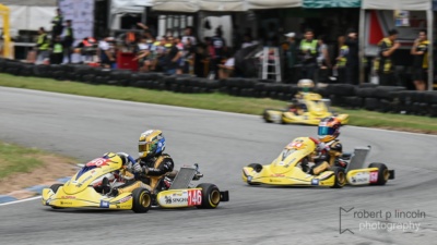 Kart 146 at the Junior Rookies Junior ROK Cup 2025 Round 3