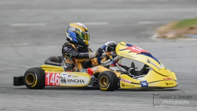 Kart 146 at the Junior Rookies Junior ROK Cup 2025 Round 3