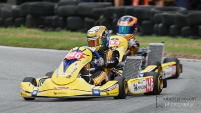 Kart 146 at the Junior Rookies Junior ROK Cup 2025 Round 3