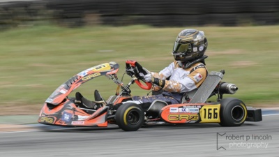 Kart 166 at the Junior Rookies Junior ROK Cup 2025 Round 3