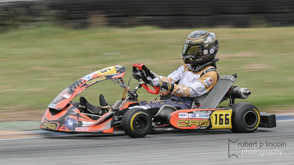 Kart 166 at the Junior Rookies Junior ROK Cup 2025 Round 3