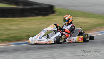 Kart 177 at the Junior Rookies Junior ROK Cup 2025 Round 3