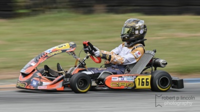Kart 166 at the Junior Rookies Junior ROK Cup 2025 Round 3