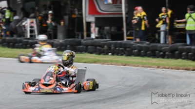Kart 166 at the Junior Rookies Junior ROK Cup 2025 Round 3