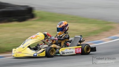 Kart 164 at the Junior Rookies Junior ROK Cup 2025 Round 3