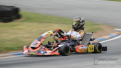 Kart 166 at the Junior Rookies Junior ROK Cup 2025 Round 3