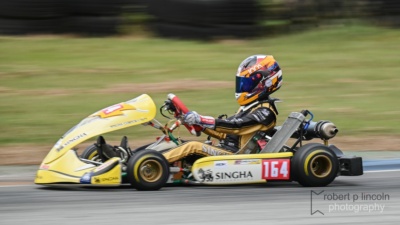 Kart 164 at the Junior Rookies Junior ROK Cup 2025 Round 3