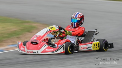 Kart 224 at the Seniors ROK Cup 2025 Round 3