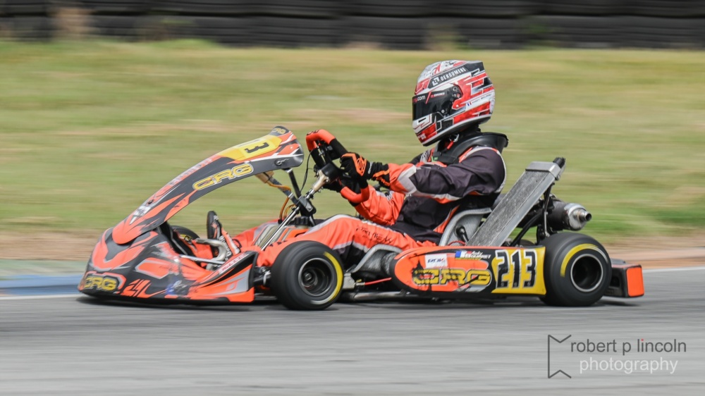 Kart 213 at the Seniors ROK Cup 2025 Round 3