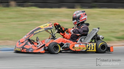 Kart 213 at the Seniors ROK Cup 2025 Round 3