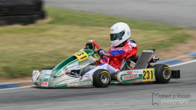 Kart 231 at the Seniors ROK Cup 2025 Round 3