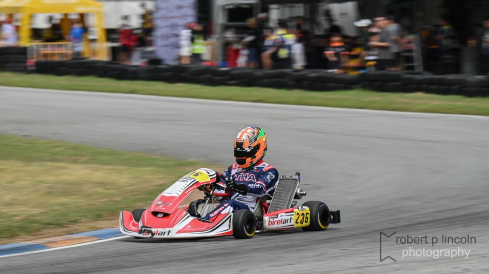 Kart 236 at the Seniors ROK Cup 2025 Round 3