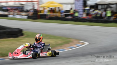 Kart 236 at the Seniors ROK Cup 2025 Round 3