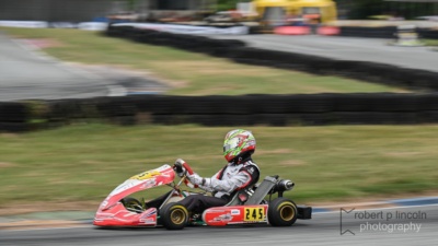 Kart 245 at the Seniors ROK Cup 2025 Round 3