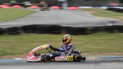 Kart 236 at the Seniors ROK Cup 2025 Round 3