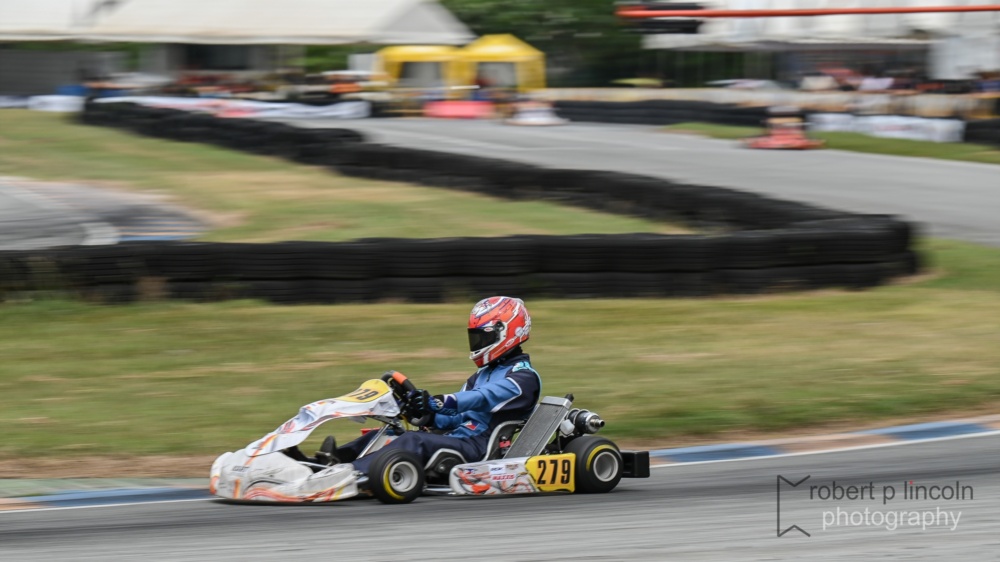 Kart 279 at the Seniors ROK Cup 2025 Round 3
