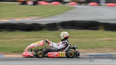 Kart 245 at the Seniors ROK Cup 2025 Round 3