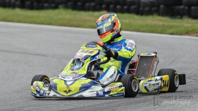 Kart 344 at the Seniors ROK Cup 2025 Round 3