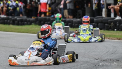 Kart 279 at the Seniors ROK Cup 2025 Round 3