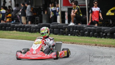 Kart 245 at the Seniors ROK Cup 2025 Round 3