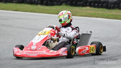 Kart 245 at the Seniors ROK Cup 2025 Round 3