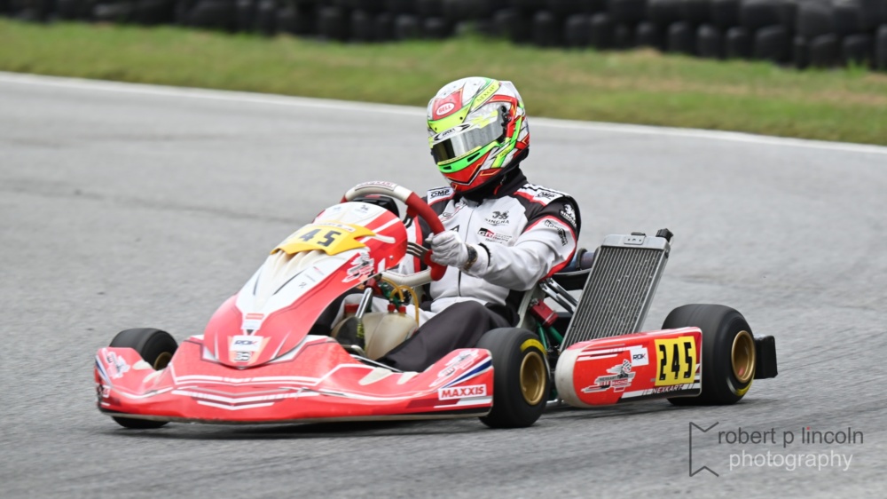 Kart 245 at the Seniors ROK Cup 2025 Round 3