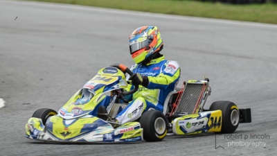 Kart 344 at the Seniors ROK Cup 2025 Round 3