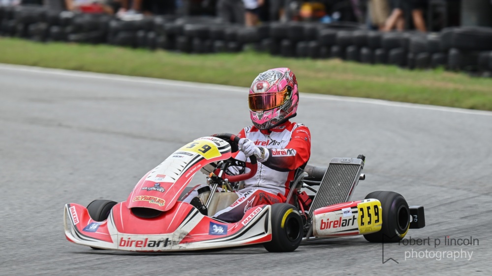Kart 259 at the Seniors ROK Cup 2025 Round 3