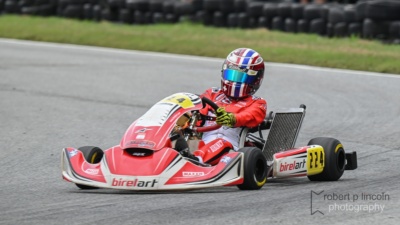 Kart 224 at the Seniors ROK Cup 2025 Round 3