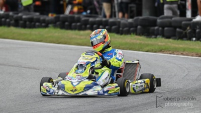 Kart 344 at the Seniors ROK Cup 2025 Round 3