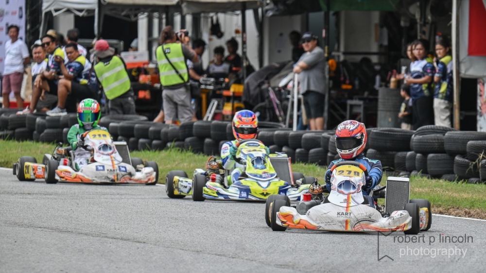 Kart 279 at the Seniors ROK Cup 2025 Round 3