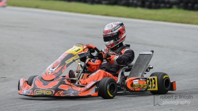 Kart 213 at the Seniors ROK Cup 2025 Round 3
