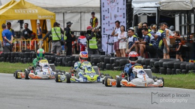 Kart 279 at the Seniors ROK Cup 2025 Round 3